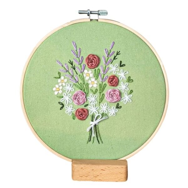 DARLING DAISY BOUQUET - Embroidery Kit-Handmade Tufting Embroidery Art