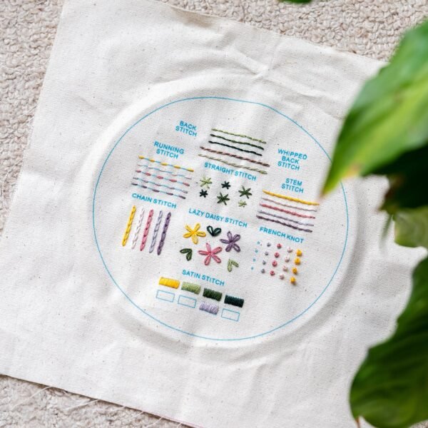 DELUXE FLORAL SAMPLER - Embroidery Kit