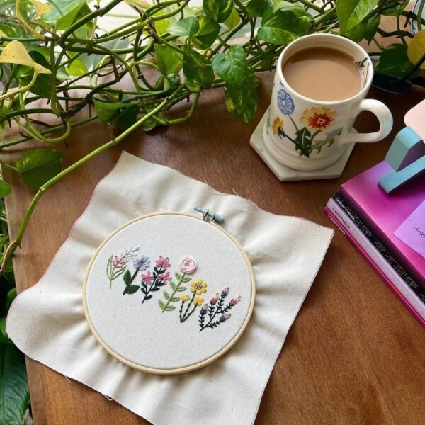 FLORAL SAMPLER - Embroidery Kit-Embroidery Kit for Beginners