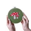 MAGICAL MUSHROOM - Embroidery Kit-Embroidery Kit for Beginners