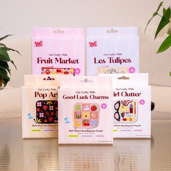 GOOD LUCK CHARMS - Needlepoint Pouch Kit