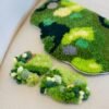 GREEN GARDEN - Latch Hook - Moss Coaster Bundle