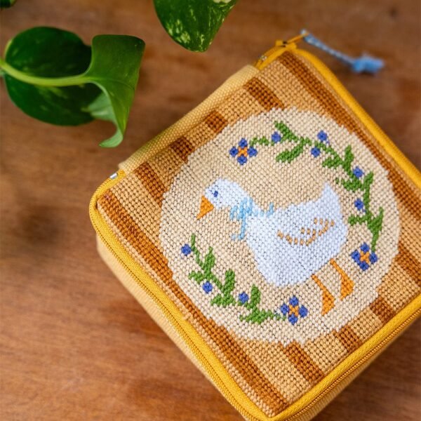 Duck, Duck, Goose - Needlepoint Pouch Kit