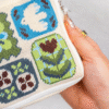 Fluttering Fables - Needlepoint Pouch Kit