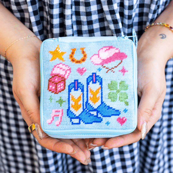 Howdy - Needlepoint Pouch Kit