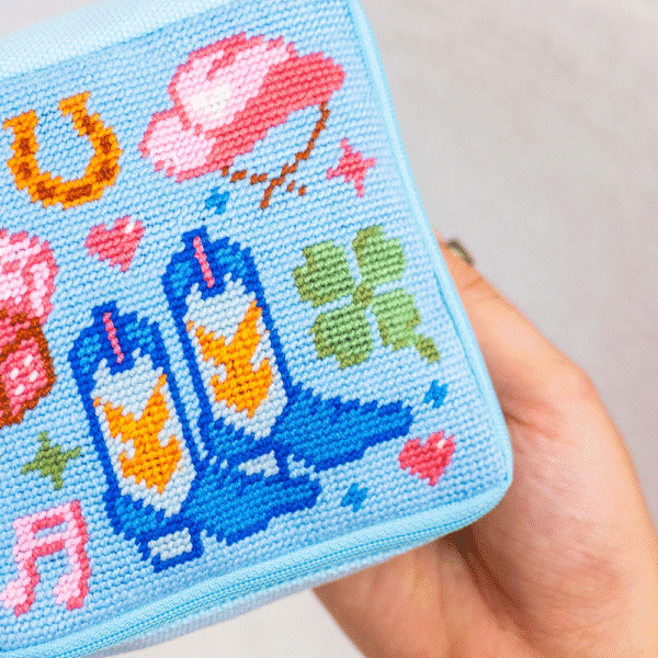 Howdy - Needlepoint Pouch Kit