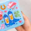 Howdy - Needlepoint Pouch Kit