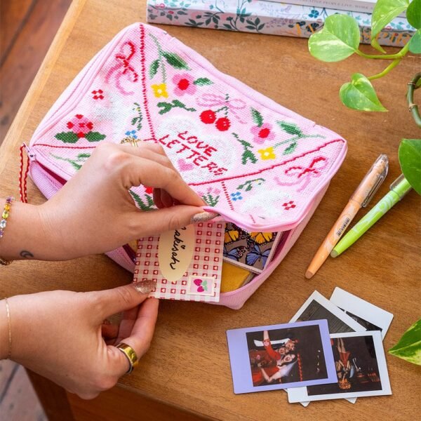 Love Letters - Needlepoint Pouch Kit