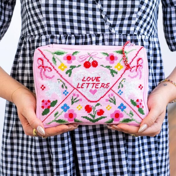 Love Letters - Needlepoint Pouch Kit