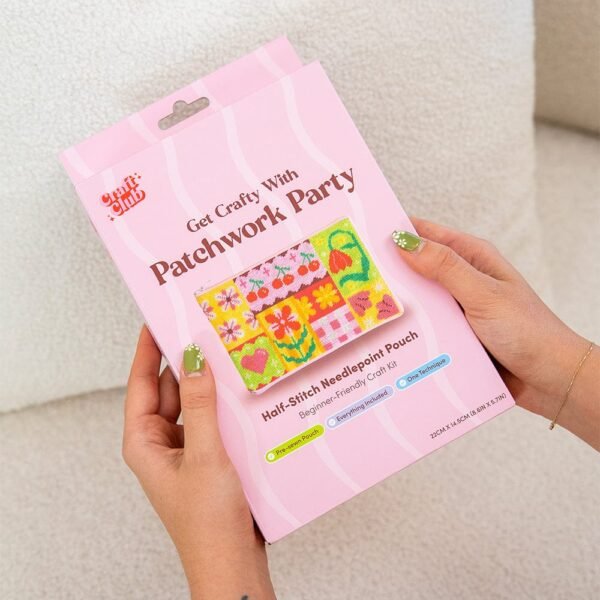 Patchwork Party - Needlepoint Pouch Kit
