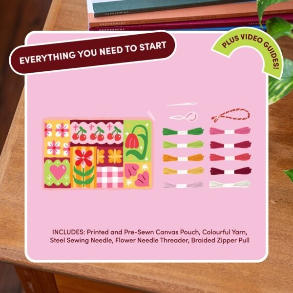 Patchwork Party - Needlepoint Pouch Kit