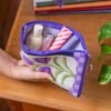 Purple Petunias - Needlepoint Pouch Kit
