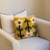 EARTHY PICK OF THE BUNCH - Latch Hook Cushion Kit-DIY Needlepoint