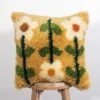 EARTHY PICK OF THE BUNCH - Latch Hook Cushion Kit-DIY Needlepoint
