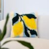 LEMON RIPE STRIPES - Latch Hook Cushion Kit unique