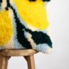 LEMON RIPE STRIPES - Latch Hook Cushion Kit unique