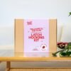 STRAWBERRY RIPE STRIPES - Latch Hook Cushion Kit unique