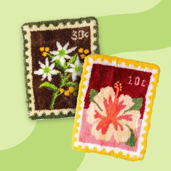Wildflower Post - XL Latch Hook Rug Bundle