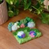 Bubblegum Meadow - Moss Kit Bundle-Handmade Tufting Embroidery Art