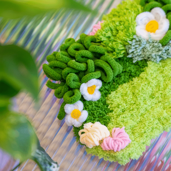 FUZZY - FLORAL - Moss Coaster Bundle