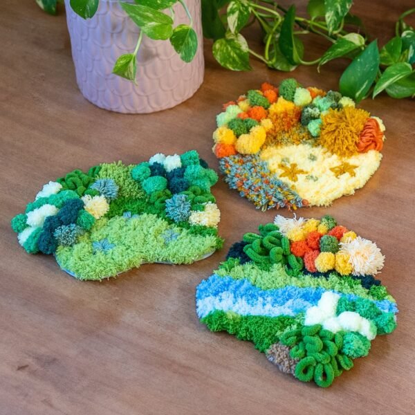MOSSY TRIO - Coaster Bundle