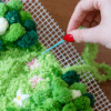 DAISY - Moss Coaster Kit-Embroidery Kit for Beginners