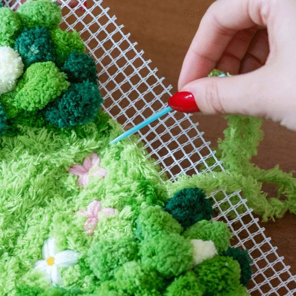 DAISY - Moss Coaster Kit-Embroidery Kit for Beginners