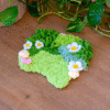 DAISY - Moss Coaster Kit-Embroidery Kit for Beginners