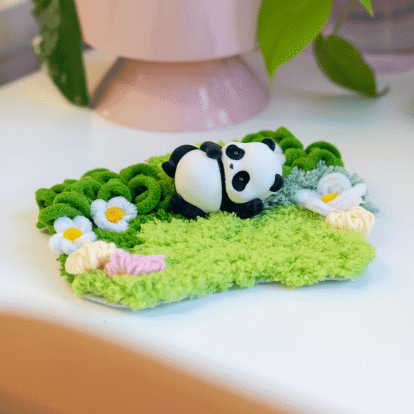 DAISY - Moss Coaster Kit-Embroidery Kit for Beginners