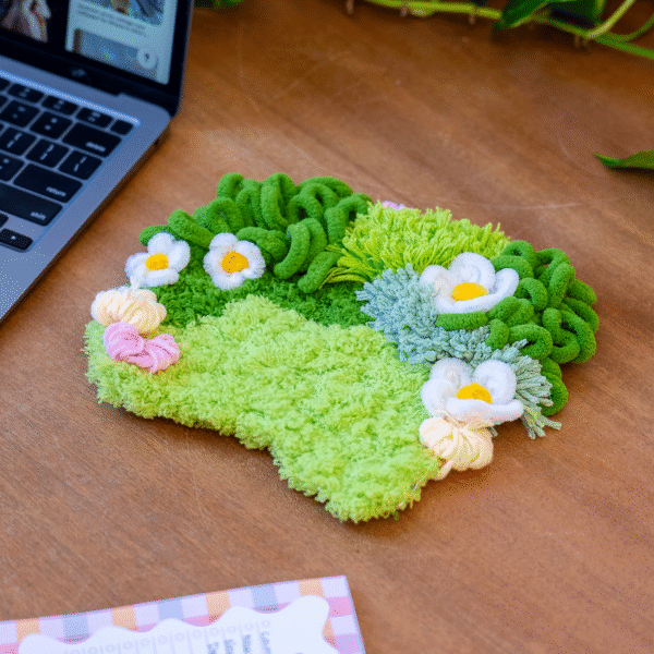 DAISY - Moss Coaster Kit-Embroidery Kit for Beginners