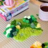 GREEN OASIS - Moss Coaster Kit-Embroidery Kit for Beginners
