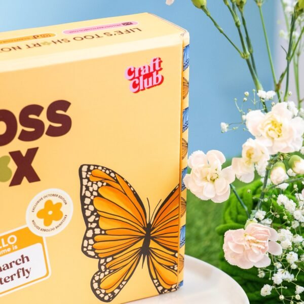 Monarch Butterfly - Moss Coaster Kit
