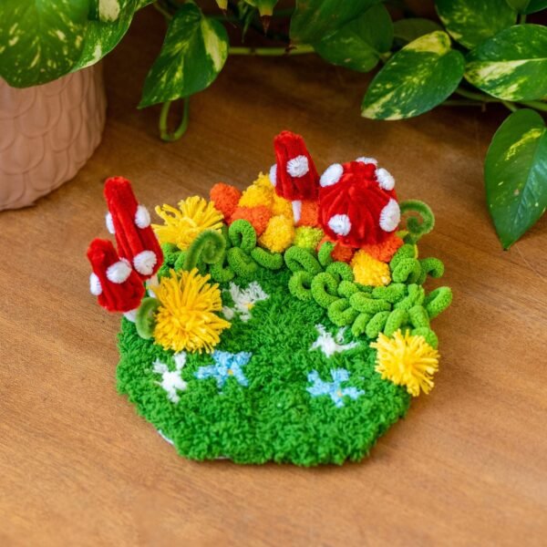 MUSHROOM MEADOW - Moss Coaster Kit-Creative Birthday Gifts