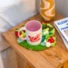 STRAWBERRY -  Moss Coaster Kit-Embroidery Kit for Beginners