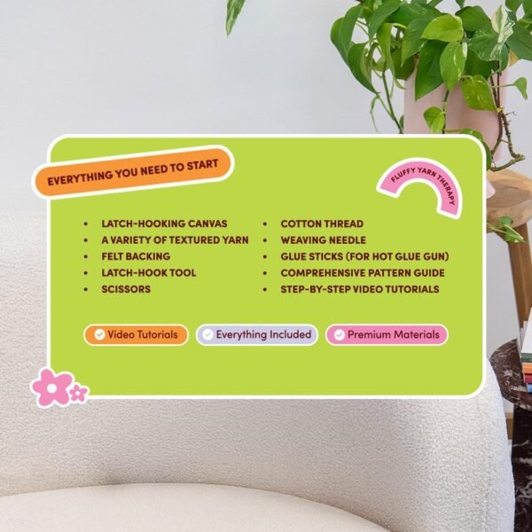 BLOSSOM BLOOM - Moss Rug Making Kit