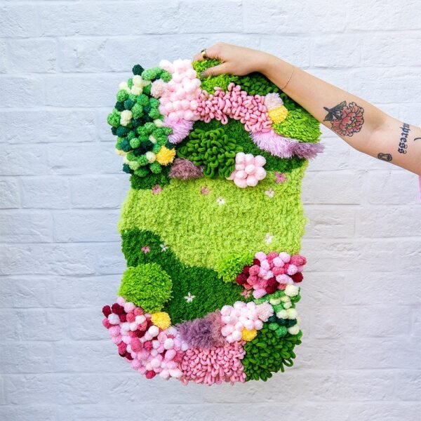 BUBBLEGUM GARDEN - Moss Rug Making Kit