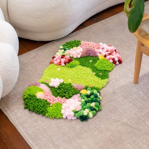 BUBBLEGUM GARDEN - Moss Rug Making Kit