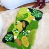 Grassy Fields - XXL Moss Rug Making Kit-DIY Needlepoint