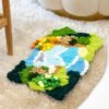 MAGICAL MOSS - Rug Making Kit-DIY Needlepoint