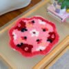 PINK POSIES - Rug Making Kit-latch hook kits