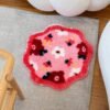 PINK POSIES - Rug Making Kit-latch hook kits