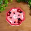 PINK POSIES - Rug Making Kit-latch hook kits