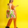 ACID RAIN - Latch Hook Tote Bag