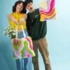ACID RAIN - Latch Hook Tote Bag