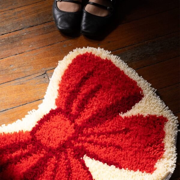 BIG RED BOW - Christmas Rug Kit-latch hook kits