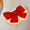 BIG RED BOW - Christmas Rug Kit-latch hook kits