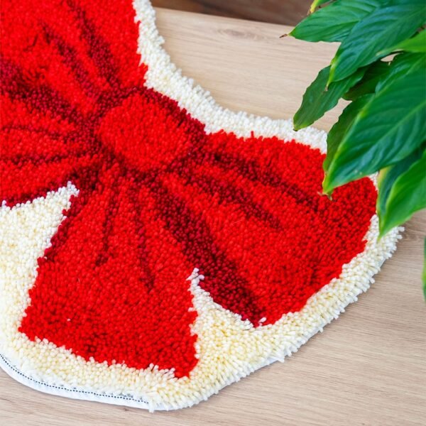BIG RED BOW - Christmas Rug Kit-Gifts for Beginners