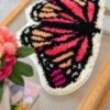 THE BUTTERFLIES - Latch Hook Rug Kit Bundle-Embroidery Kit for Beginners