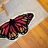 Blush Butterfly - Rug Making Kit-Kit for Beginners