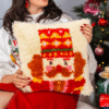 CHEERY NUTCRACKER - Christmas Cushion Kit